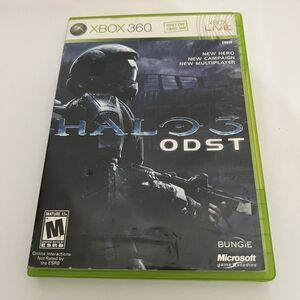 Halo 3 ODST (Microsoft Xbox 360 Video Game, 2013) W Case Tested